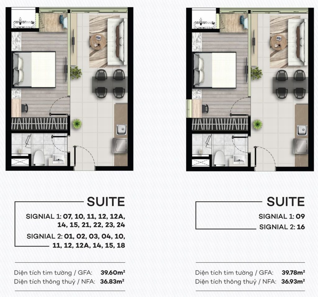 Thiết kế dự án Căn hộ Signial - The A Hotel An Gia quận 7