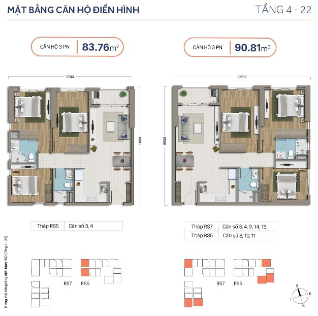 Thiết kế căn hộ dự án Richstar Tân Phú
