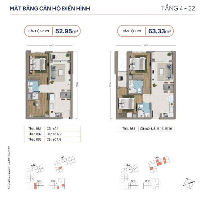 Thiết kế căn hộ dự án Richstar Tân Phú Nova Land