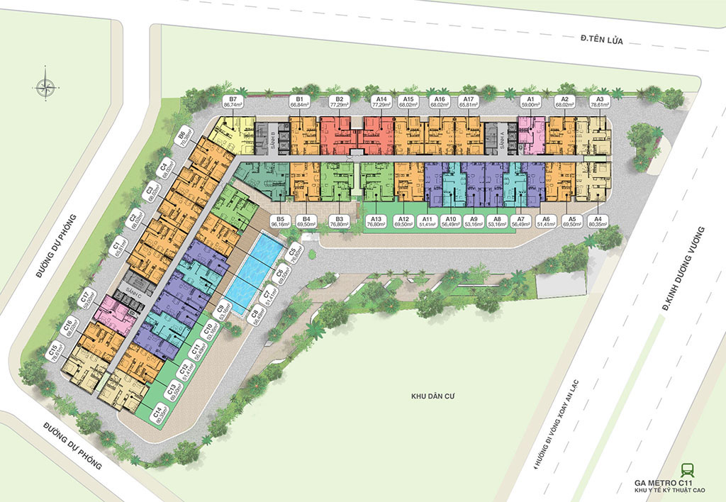 Thiết kế Moonlight Boulevard Bình Tân