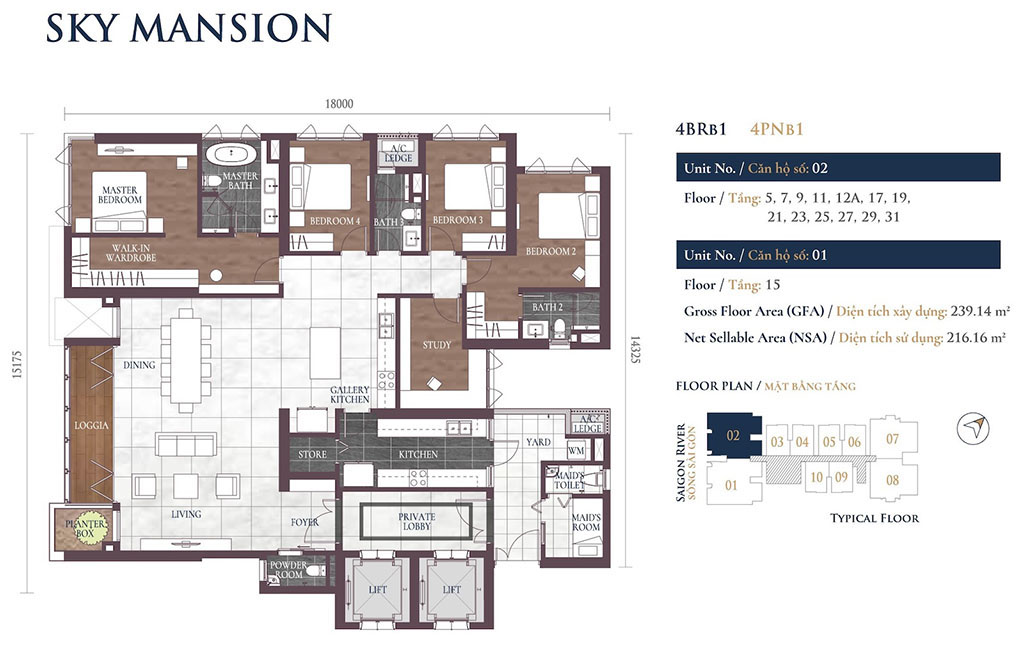 Mặt bằng Tòa Altaz dự án chung cư Feliz En Vista quận 2