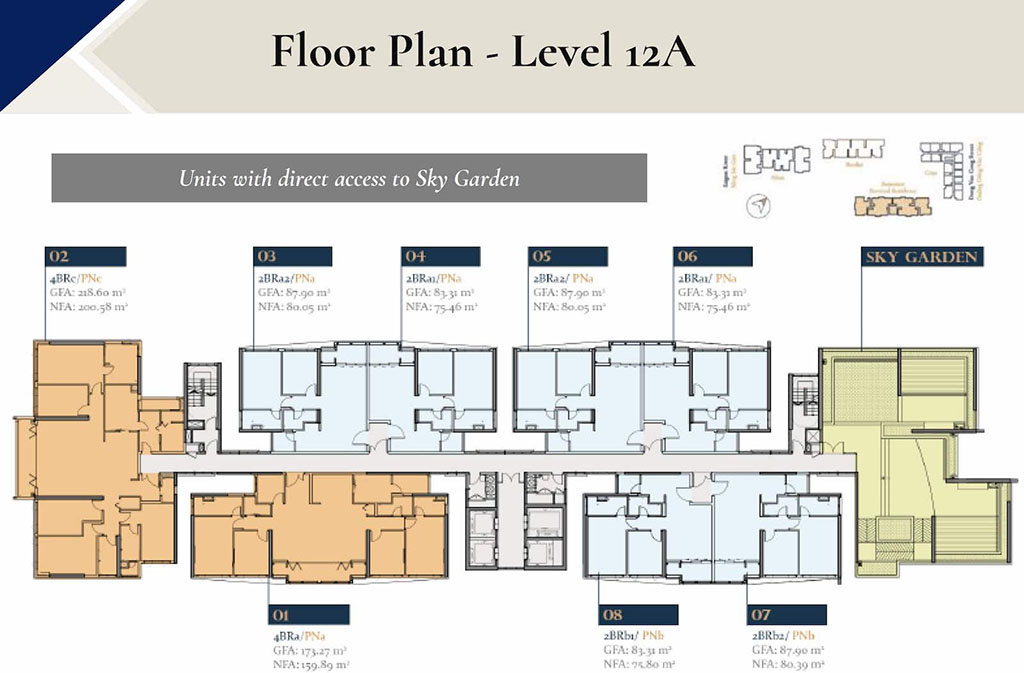 Mặt bằng Tòa Sumerset dự án căn hộ Feliz En Vista quận 2