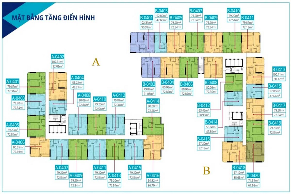 Thiết kế mặt bằng Dự án căn hộ Opal Cityview Bình Dương