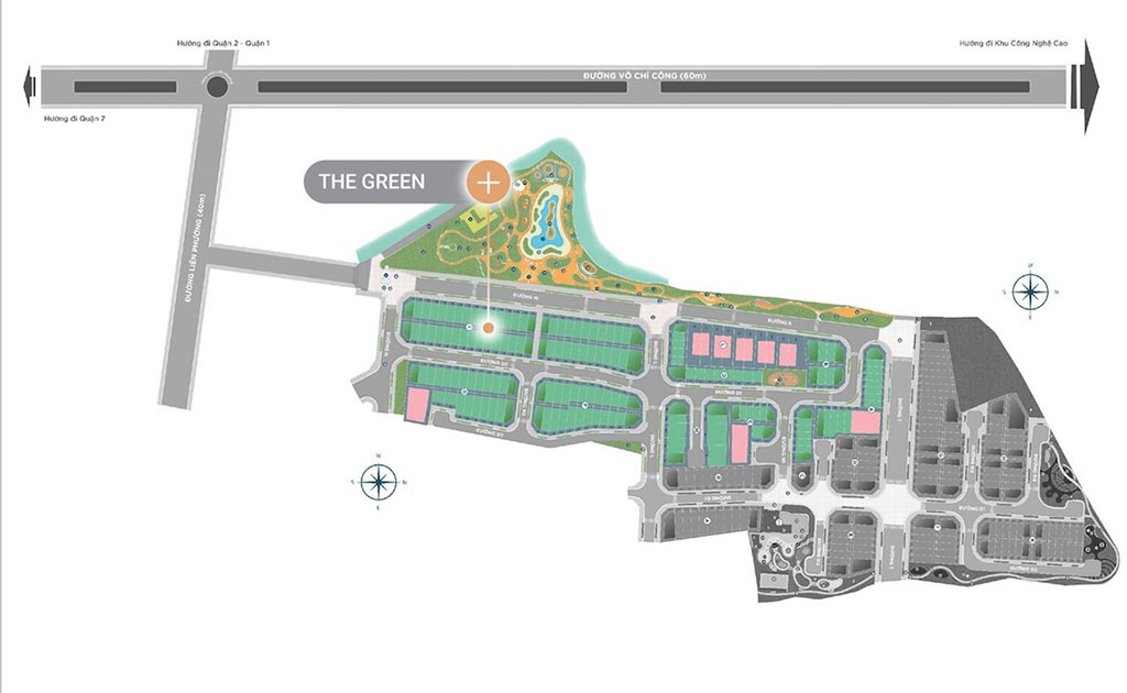 Mặt bằng Nhà phố Verosa Park Khang Điền