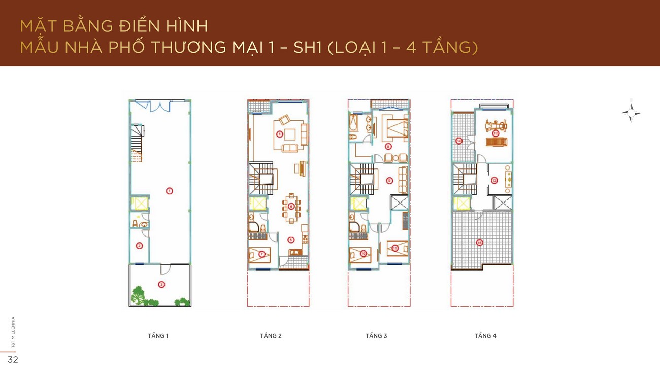 Thiết Kế Dự án T&T City Millenia Long Hậu.