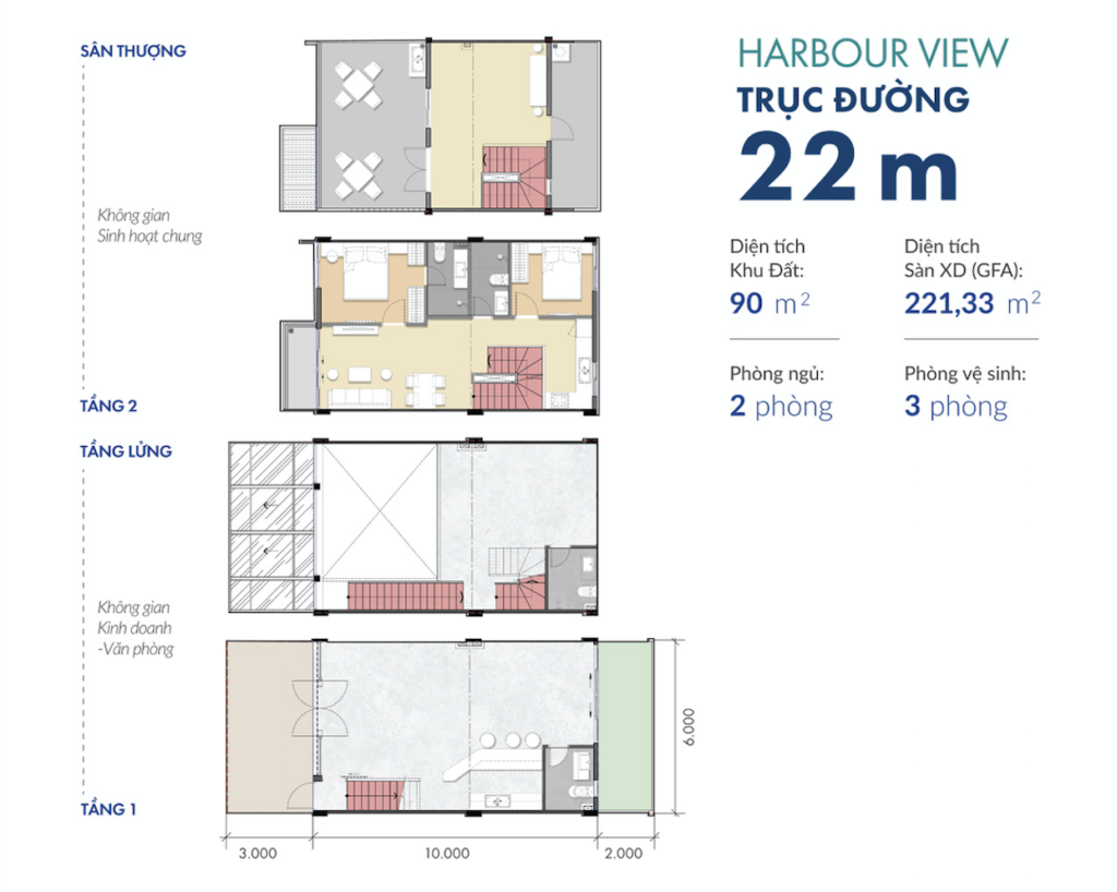 Shophouse Trục 22 M 2