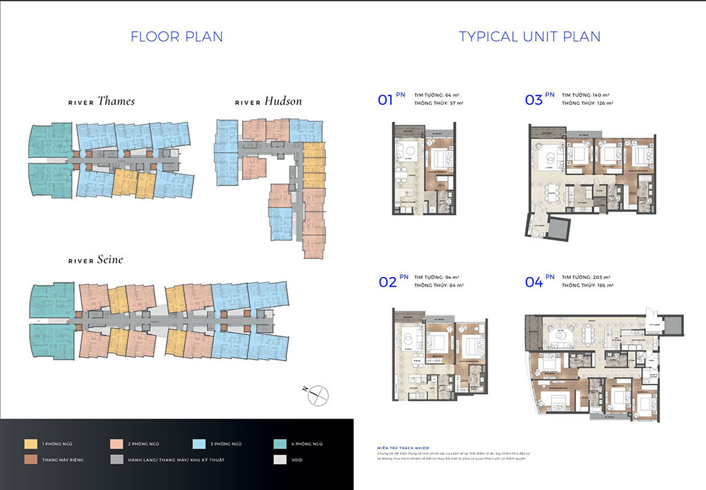 Mặt bằng The River Thủ Thiêm Quận 2