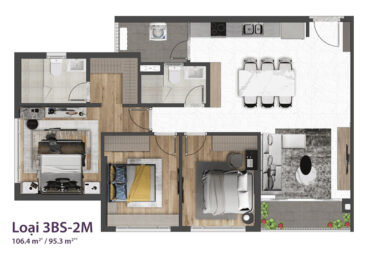 Thiết kế căn hộ Celesta Rise Nhà Bè