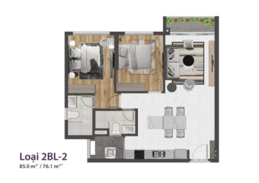 Thiết kế căn hộ Celesta Rise Nhà Bè