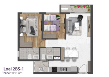 Thiết kế căn hộ Celesta Rise Nhà Bè