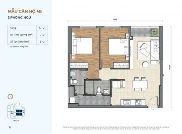 Thiết kế căn hộ Precia quận 2
