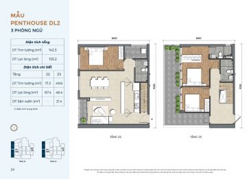 Thiết kế căn hộ Precia quận 2