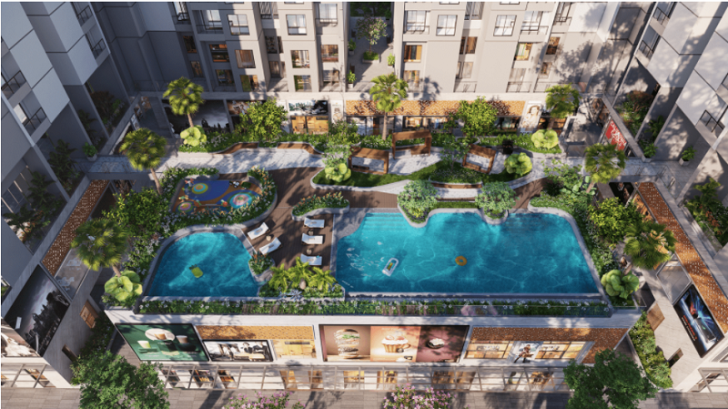 Tiện ích dự án căn hộ HT Pearl Bình Dương