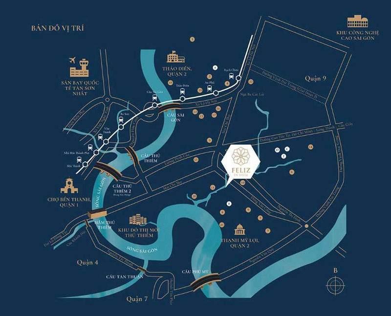 Địa chỉ chung cư Feliz En Vista quận 2