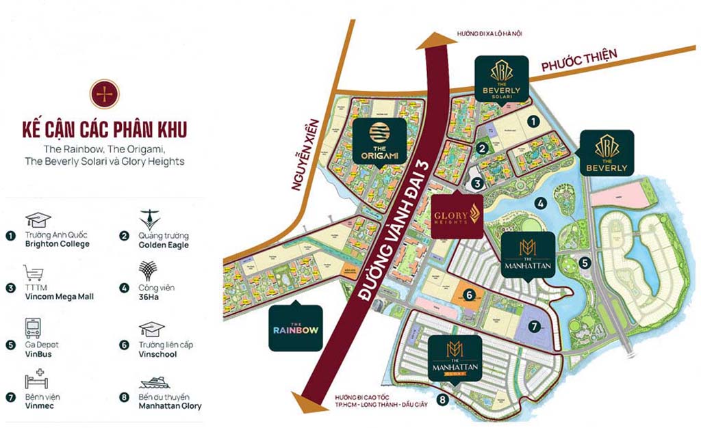 Vị trí Dự án Glory Heights